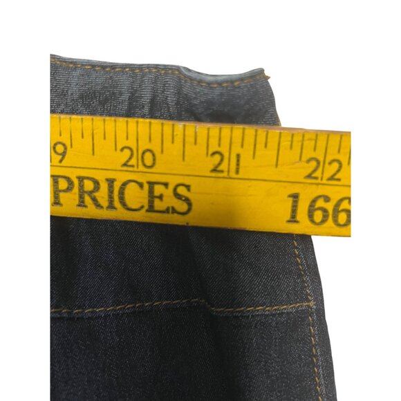 Liz Claiborne Audra 20W Dark Blue Denim Straight Leg Pants Comfortable Quality - Picture 16 of 16